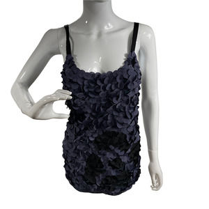 Luluria Petal Embellished Tank Top NWT  Medium